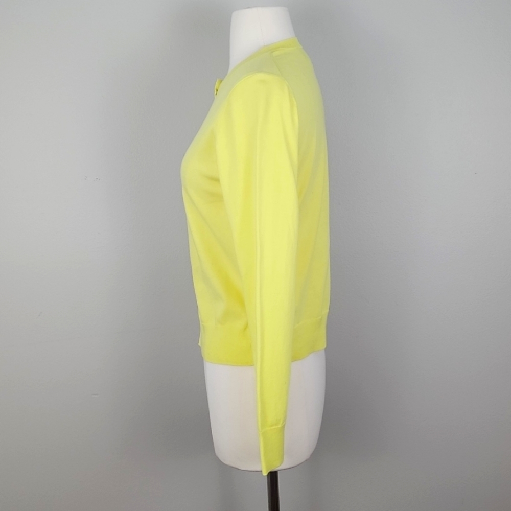NWOT SzXS Banana Republic Butter Yellow Cardigan - Picture 3 of 6